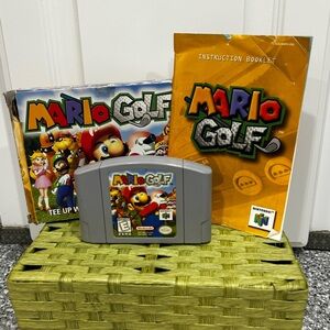 Mario Golf Nintendo 64 N64 Complete w/ Box & Manual